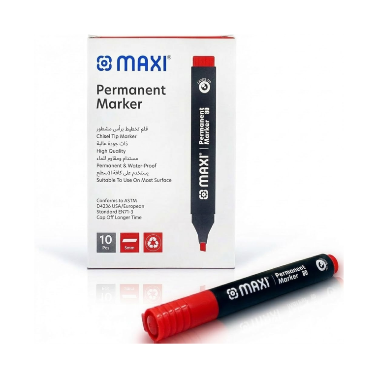 Maxi Permanent Marker Red